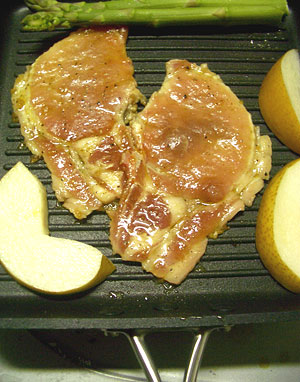 豚肉と梨のたれ焼き