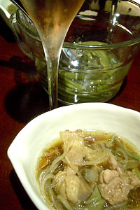 じゅんさいｘ鶏鍋